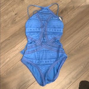 Becca lace one piece bathing suit